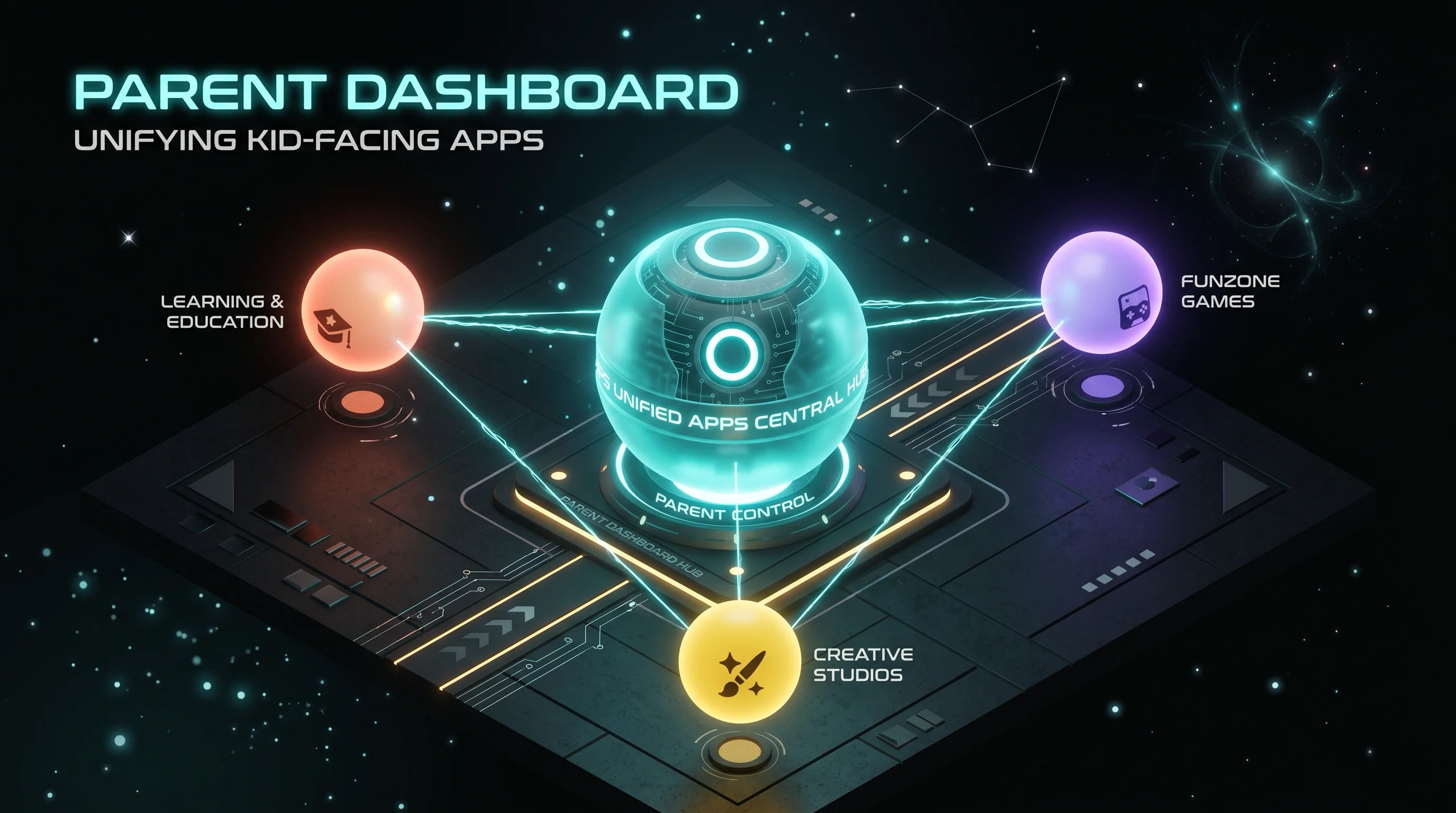 YourKidsPal — The parent-facing dashboard that unifies every kid-facing Pal app in the suite.